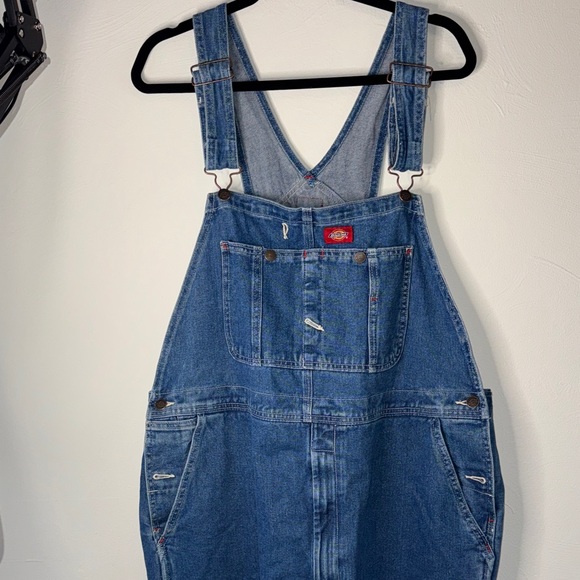 Dickies Denium Overalls with Front Pocket Utility Grunge Garden/farm Jeans - Picture 1 of 8
